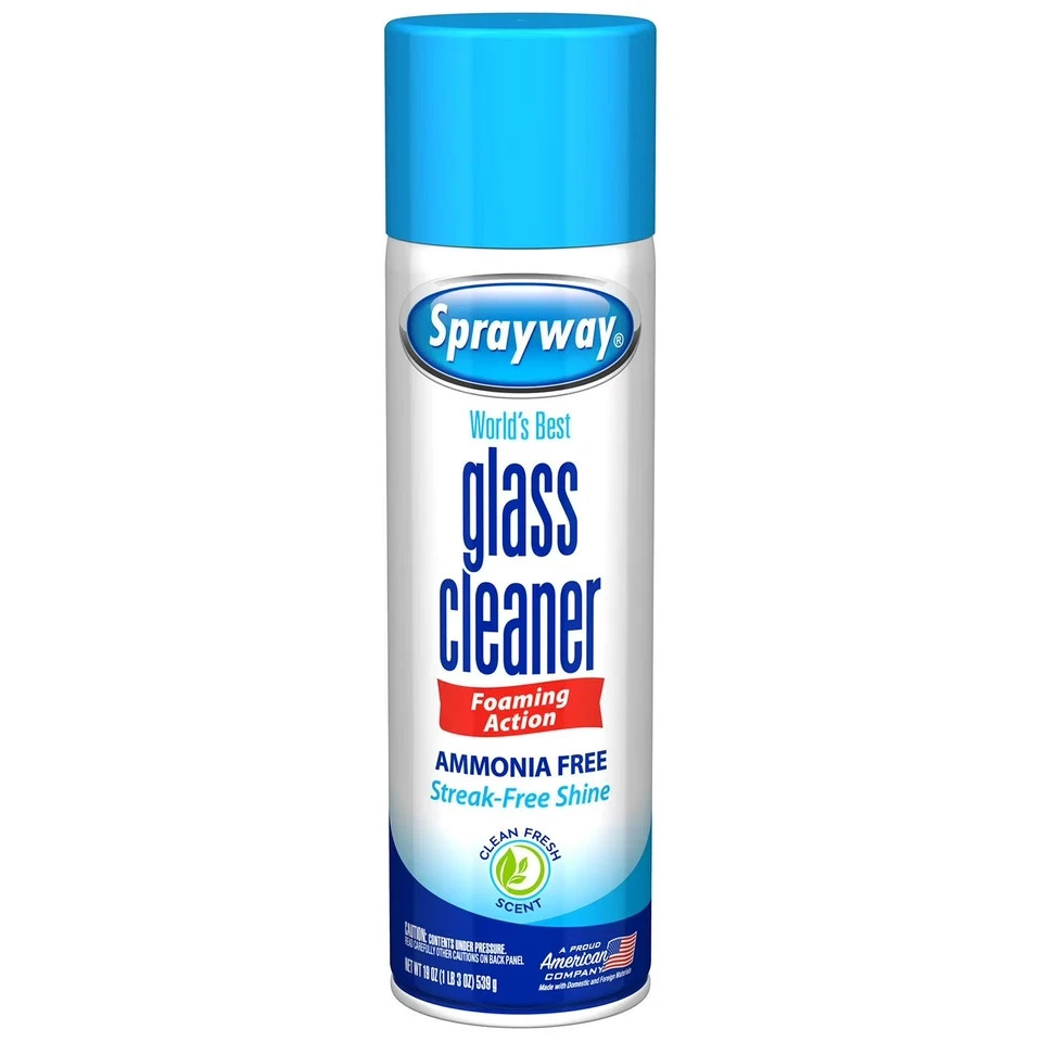 12 Pack Sprayway Glass Cleaner, 19oz FREE SHIPPING
