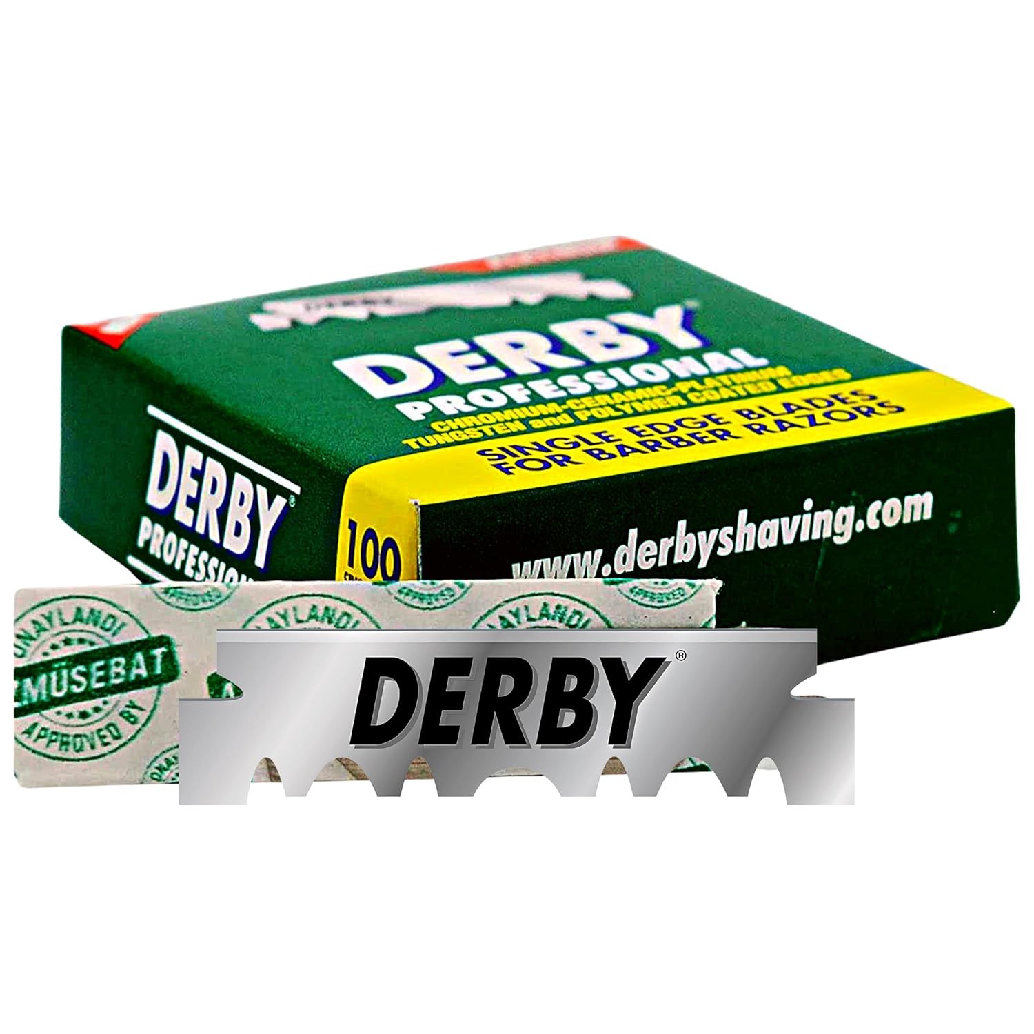 1000 “Derby Professional” Single Edge Razor Blades for straight razor