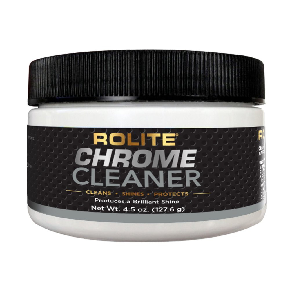 Rolite Chrome Cleaner 4.5 Oz for Chrome Plated Surfaces Motorcycles Automobiles