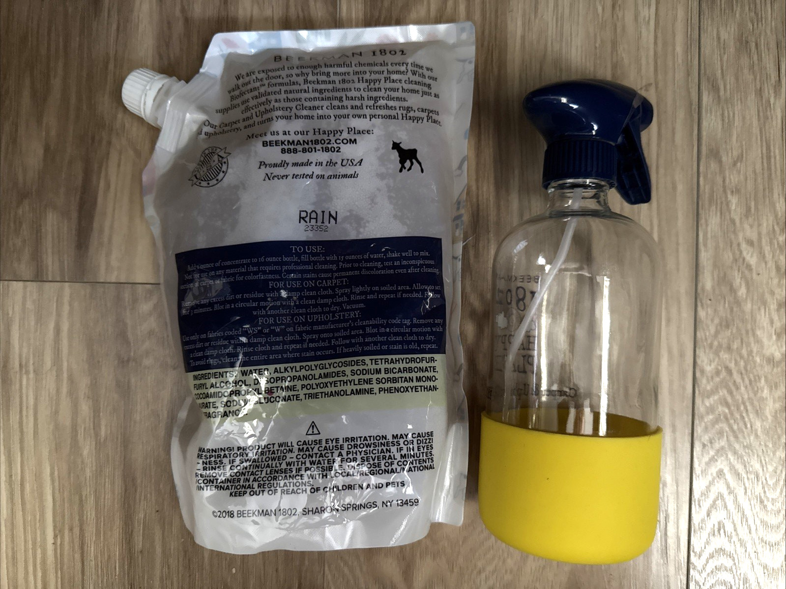 Beekman 1802 Happy Place 32oz Concentrate Carpet & Upholstery Cleaner Rain