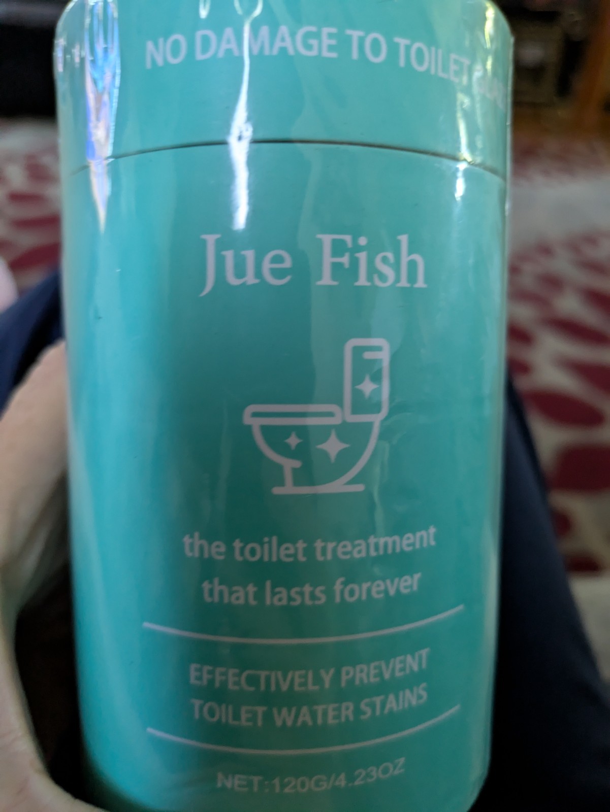 Jue Fish Toilet Cleaning Treatment Blocks – 120 g (4.23 oz) Each – 2 Pack