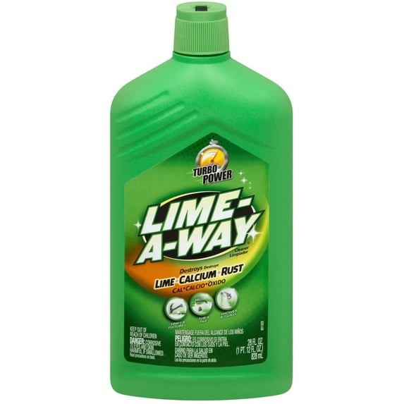 Lime-A-Way Lime, Calcium and Rust Stain Bathroom Cleaner, Bottle, 28oz