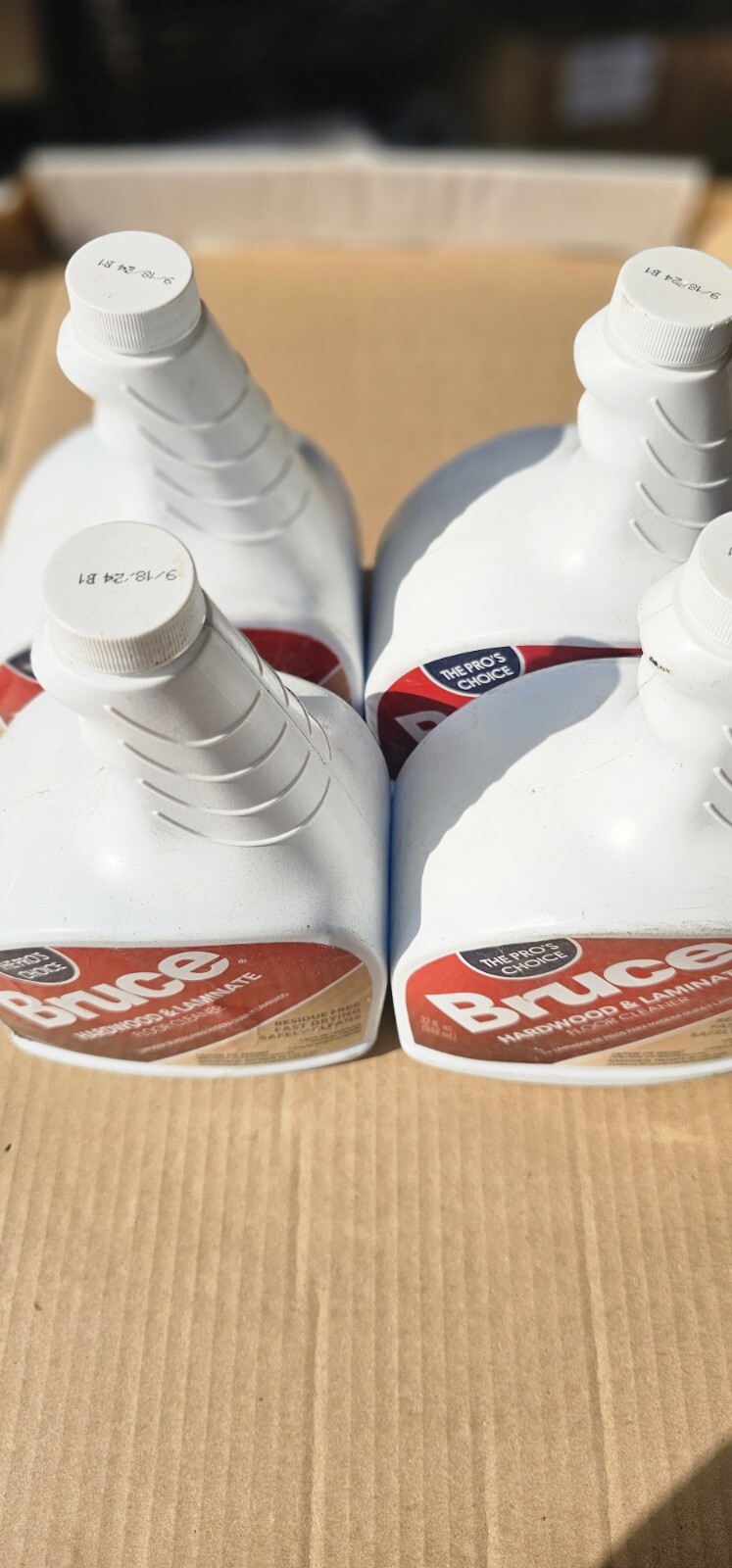 4 PK Bruce Hardware & Laminate Floor Cleaner Liquid 32 oz