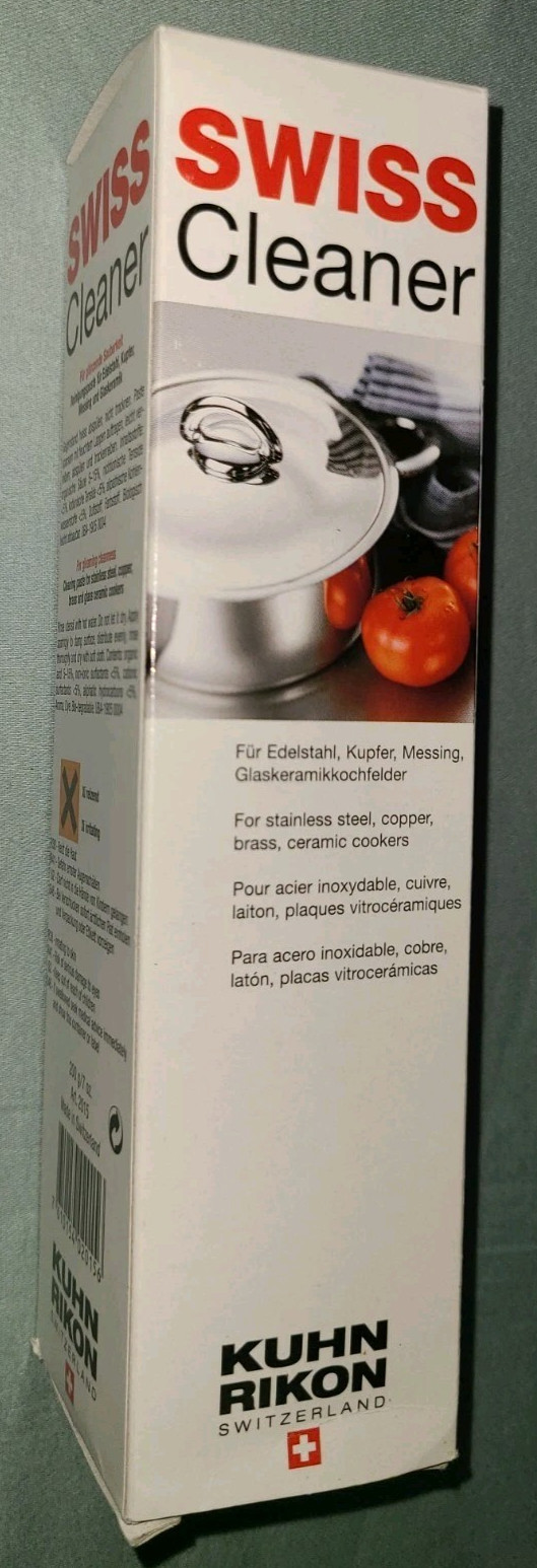 NOS! Kuhn Rikon Swiss Cleaner, steel copper brass ceramic cookware cleaning
