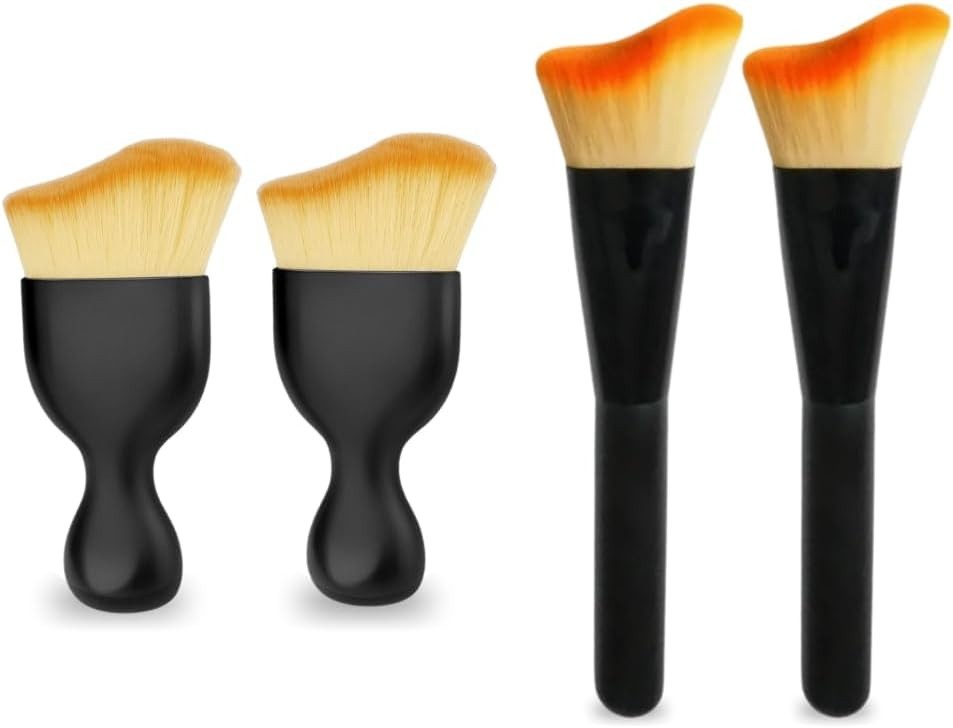 Versatile Interior Cleaning Brush Set – 4 Pieces for Car and Multi-Surface Use