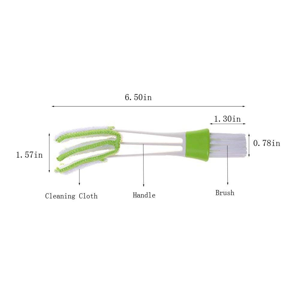 Mini Duster for Car Air Vent 3 Automotive Air Conditioner Cleaner and Brush