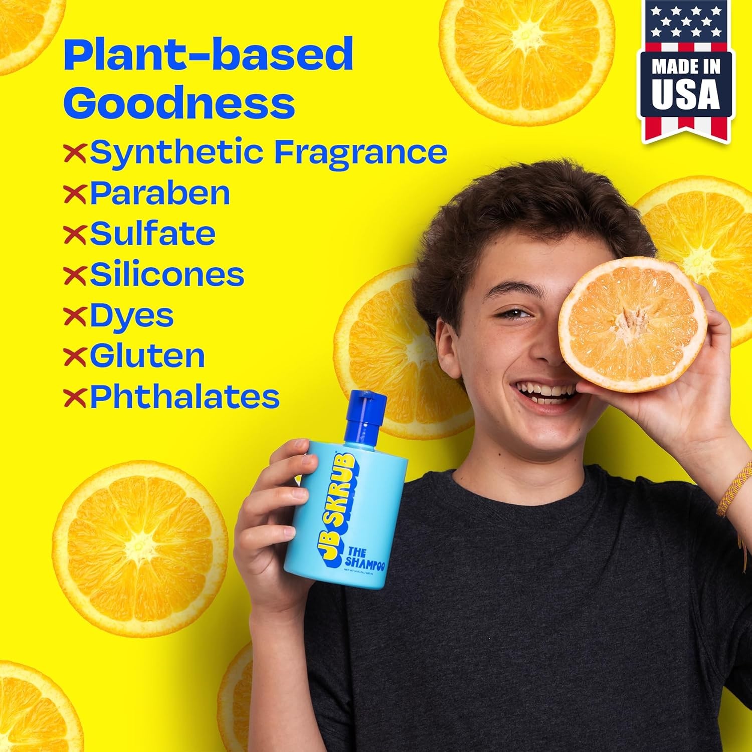 JB SKRUB The Hair and Body Wash Super Duo – No Harsh Ingredients – Conquer Ado
