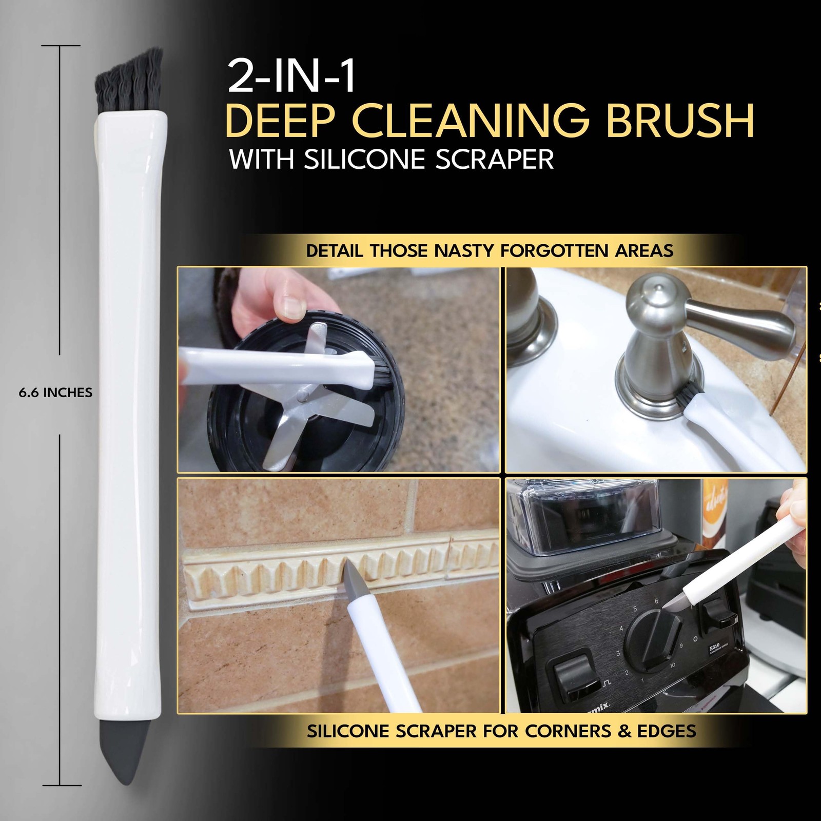 Small Cleaning Brush Set 3pcs—Crevice Brushes for Cleaning—Scrub Brushes Set …