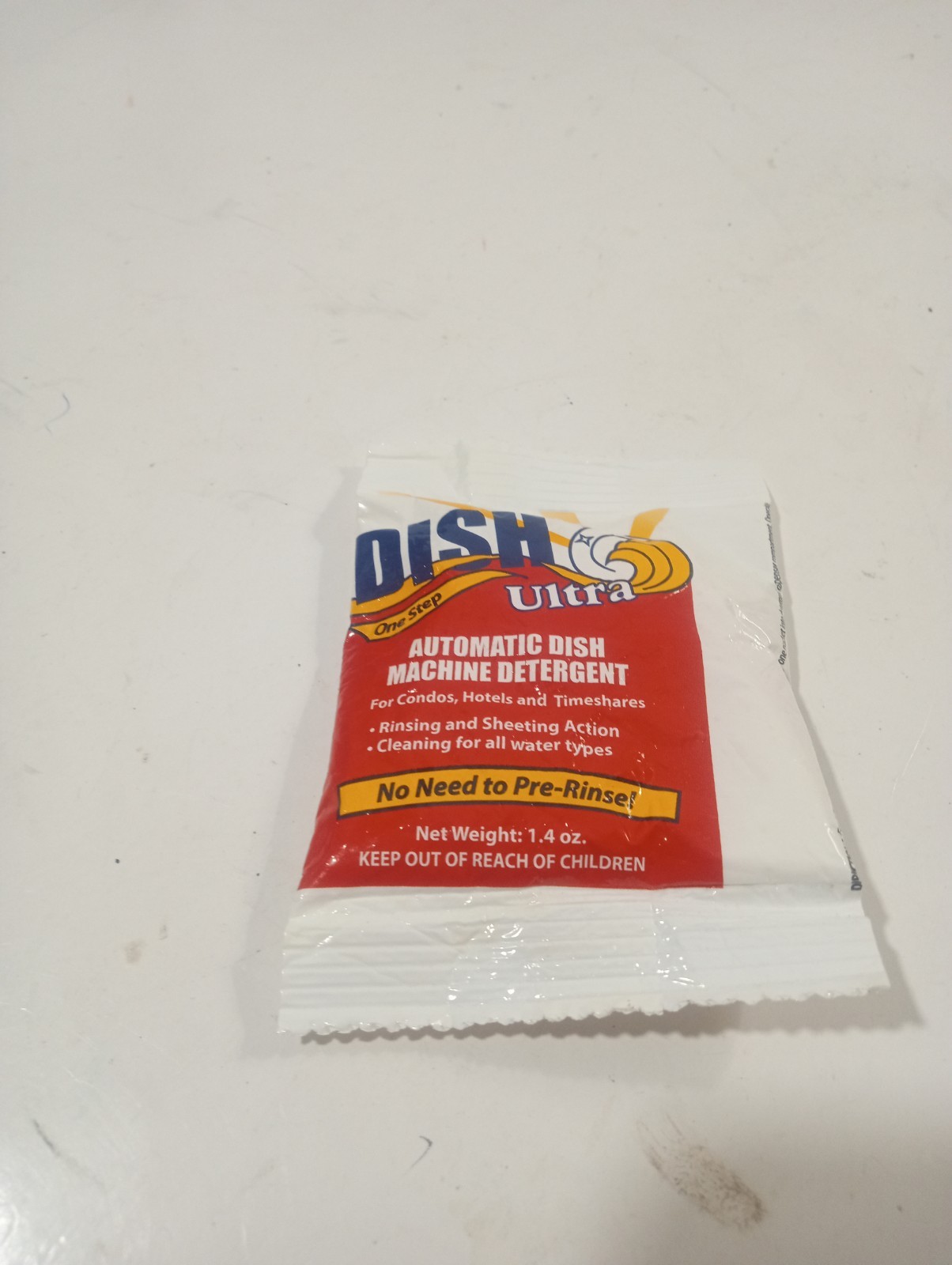Dish Ultra Automatic Dish Machine Detergent (1.4 oz. Packet) Lot Of 10
