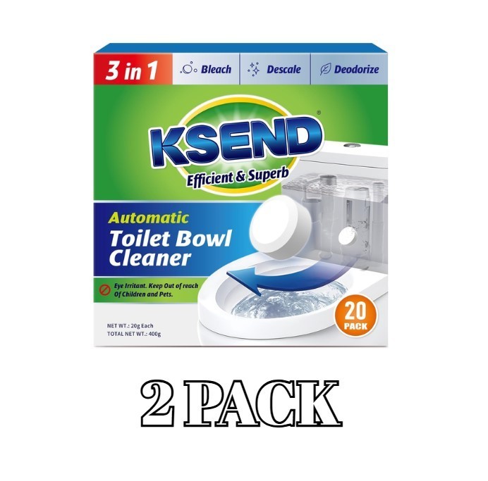 Toilet Bowl Cleaner Tablets 12 PACK, Automatic Toilet Bowl Cleaners PACK OF 2