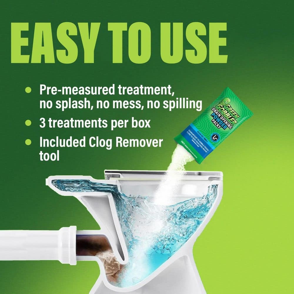 Drain and Toilet Clog Opening Packs with Tool Drain Cleaner (3-Count)