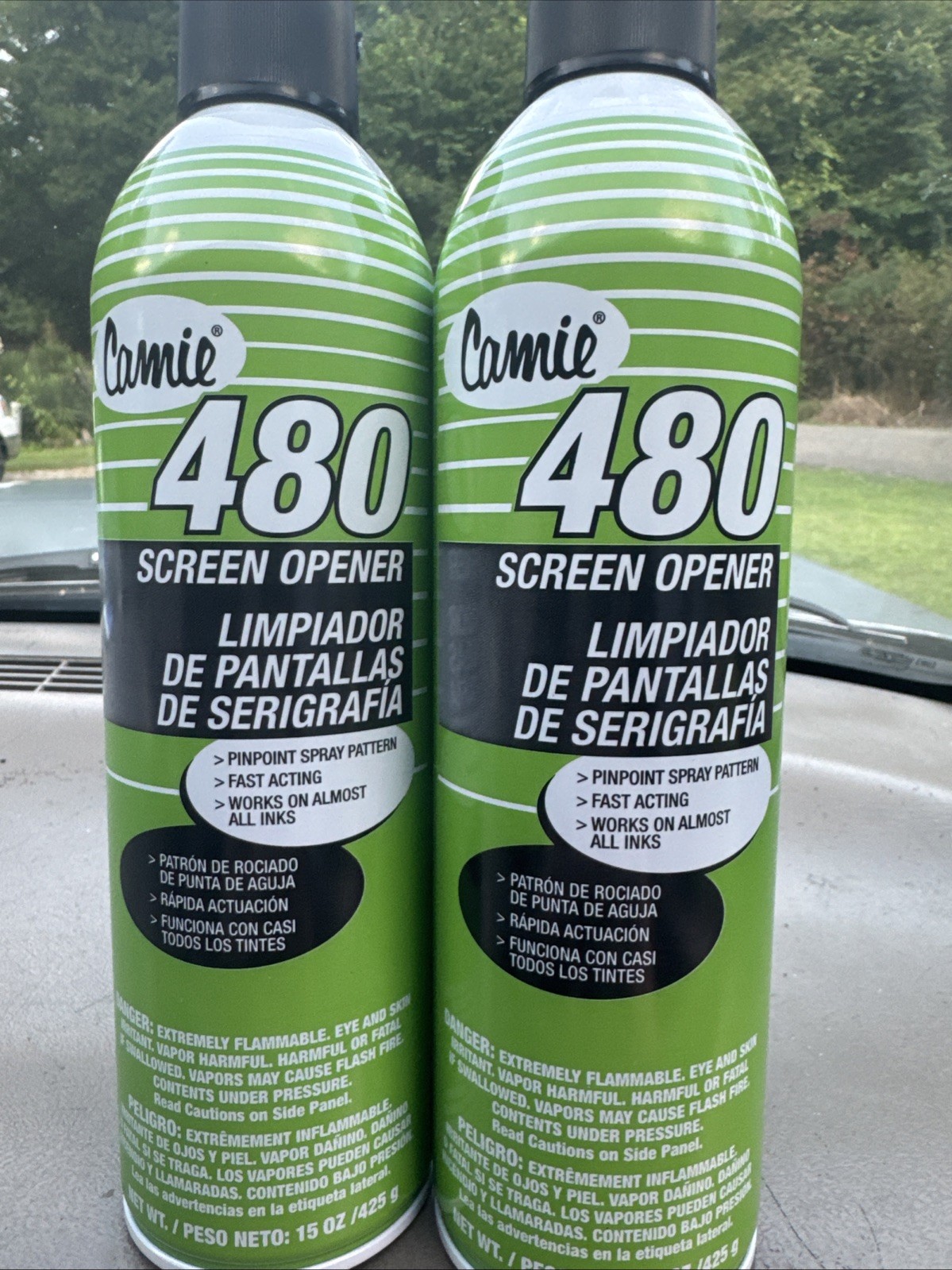 Camie 480 Screen Opener Spray 15 Oz. 2 Cans