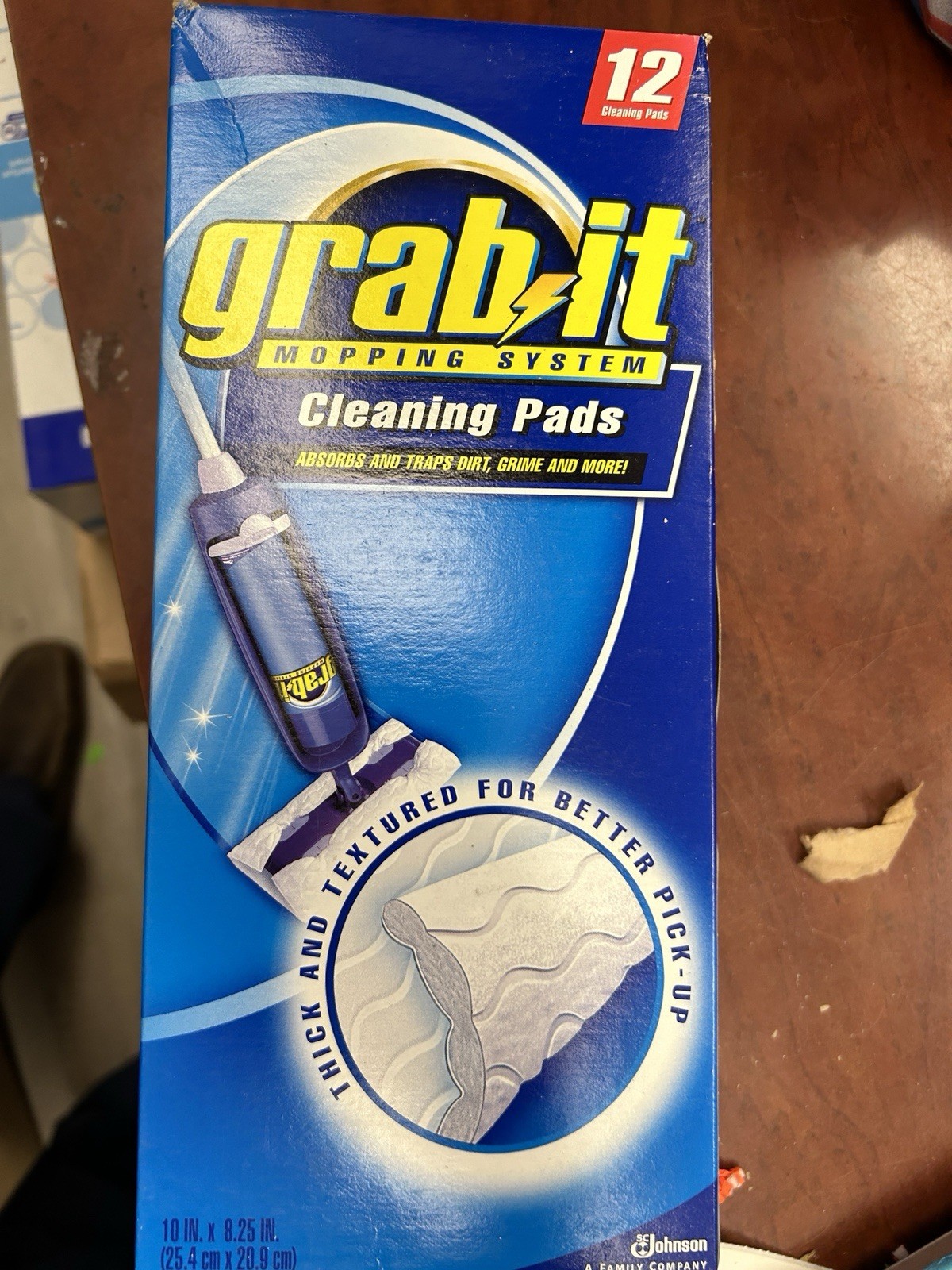 GRAB IT Mopping System Cleaning Refill Pads Box of 12 Discontinued