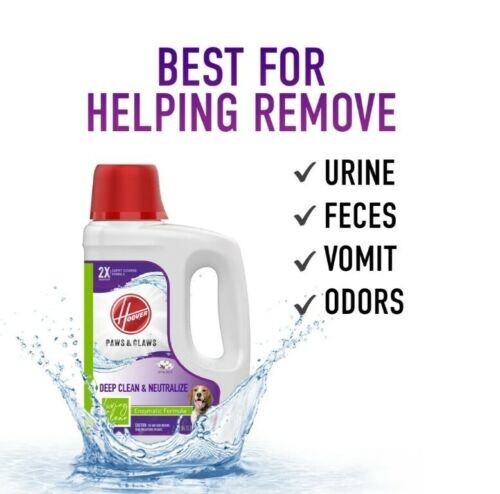 Hoover Paws And Claws Deep Clean & Neutralize Enzymatic Carpet Cleaner 64 oz