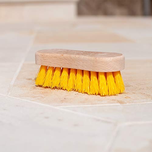 Scrub Brush Stiff Hard Bristles Heavy Duty Wooden Hand Brush Indoor Outdoor