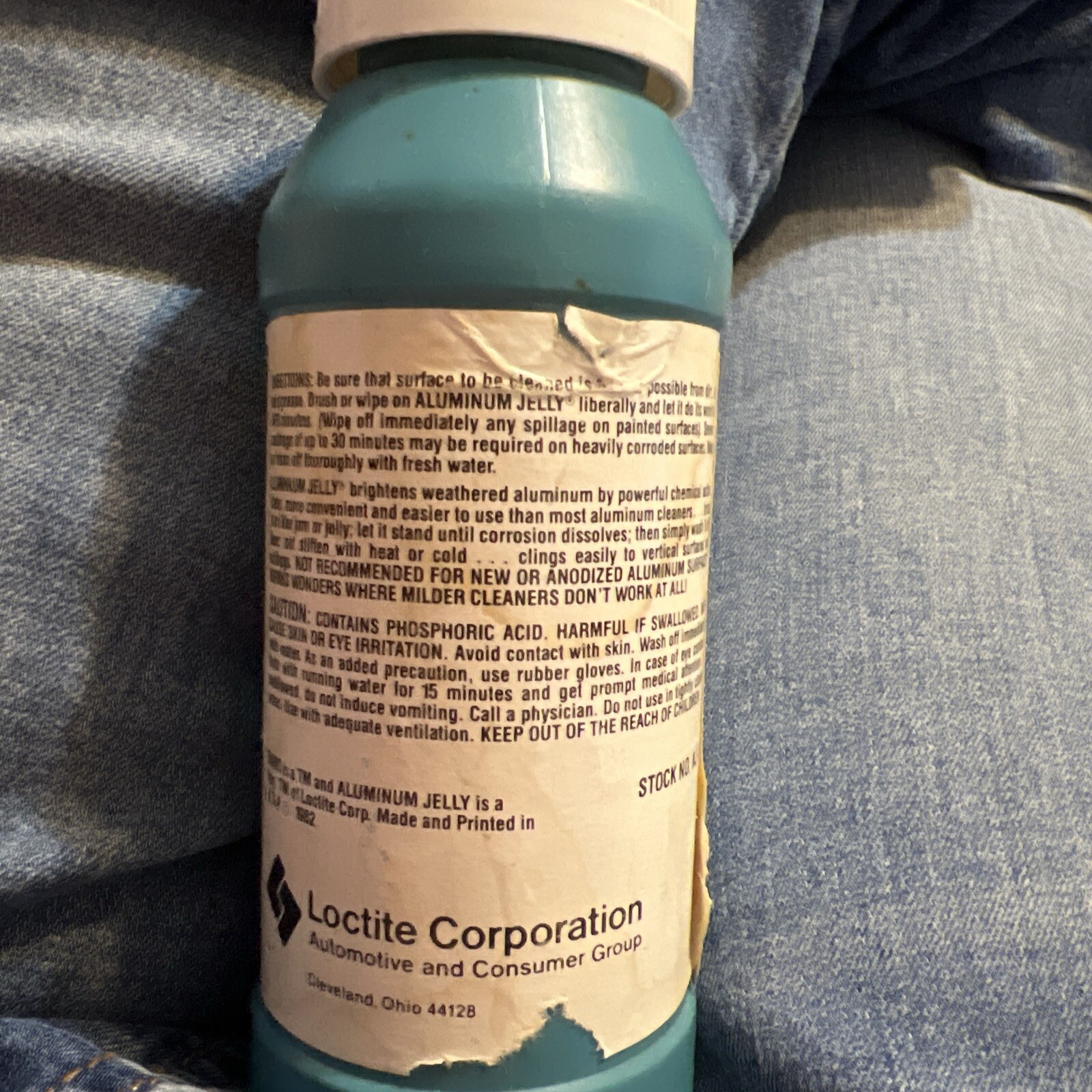 DURO Aluminum Jelly Corrosion Remover 16 fl. oz Nearly Full Discontinued