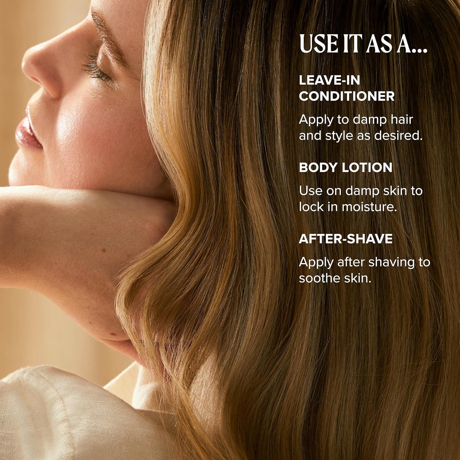 Tea Tree Hair and Body Moisturizer Leave-In Conditioner, Body Lotion, After-Sh