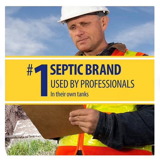 RID-X Septic Tank Treatment Powder, 5 Month Supply (49 oz.) FREE SHIPPING