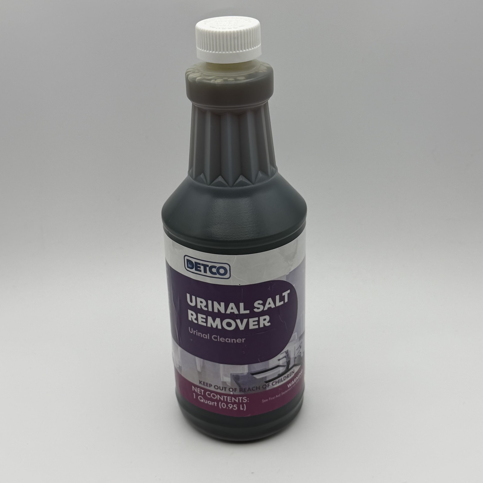 DETCO Urinal Salt Remover Urinal Cleaner 1 Quart (0.95 L) Descaler Rust Scale