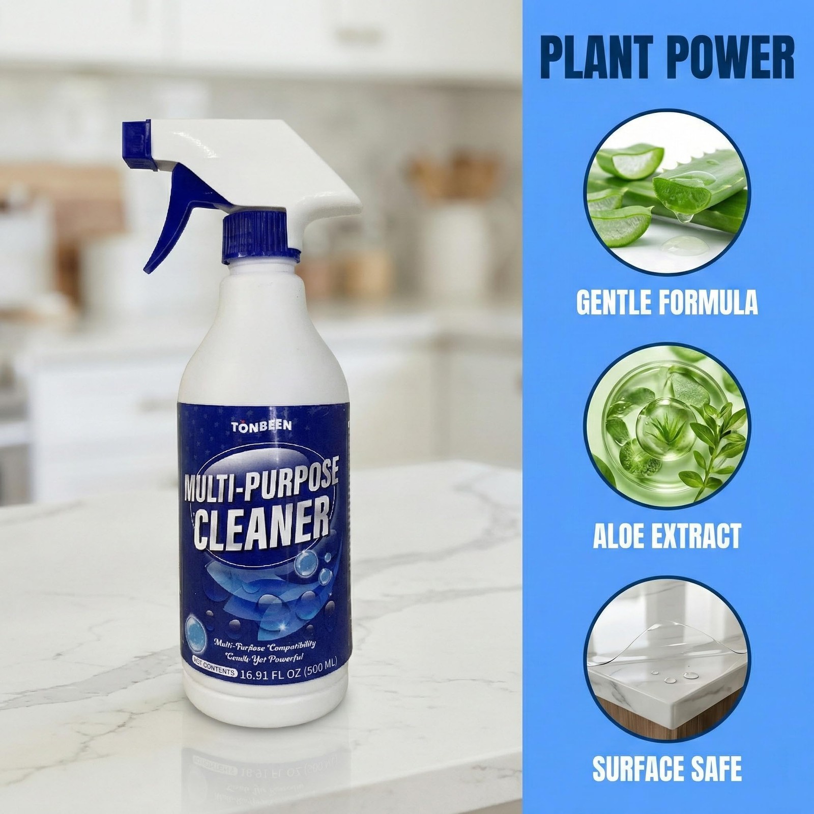 Refrigerator Cleaner Spray for Kitchen Appliances, Multi-Surface Cleaning Sol…