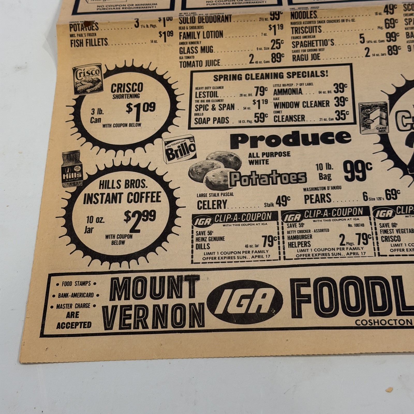 Vintage 1977 Lestoil Heavy Duty Cleaner Advertisement Print Ad Original IGA