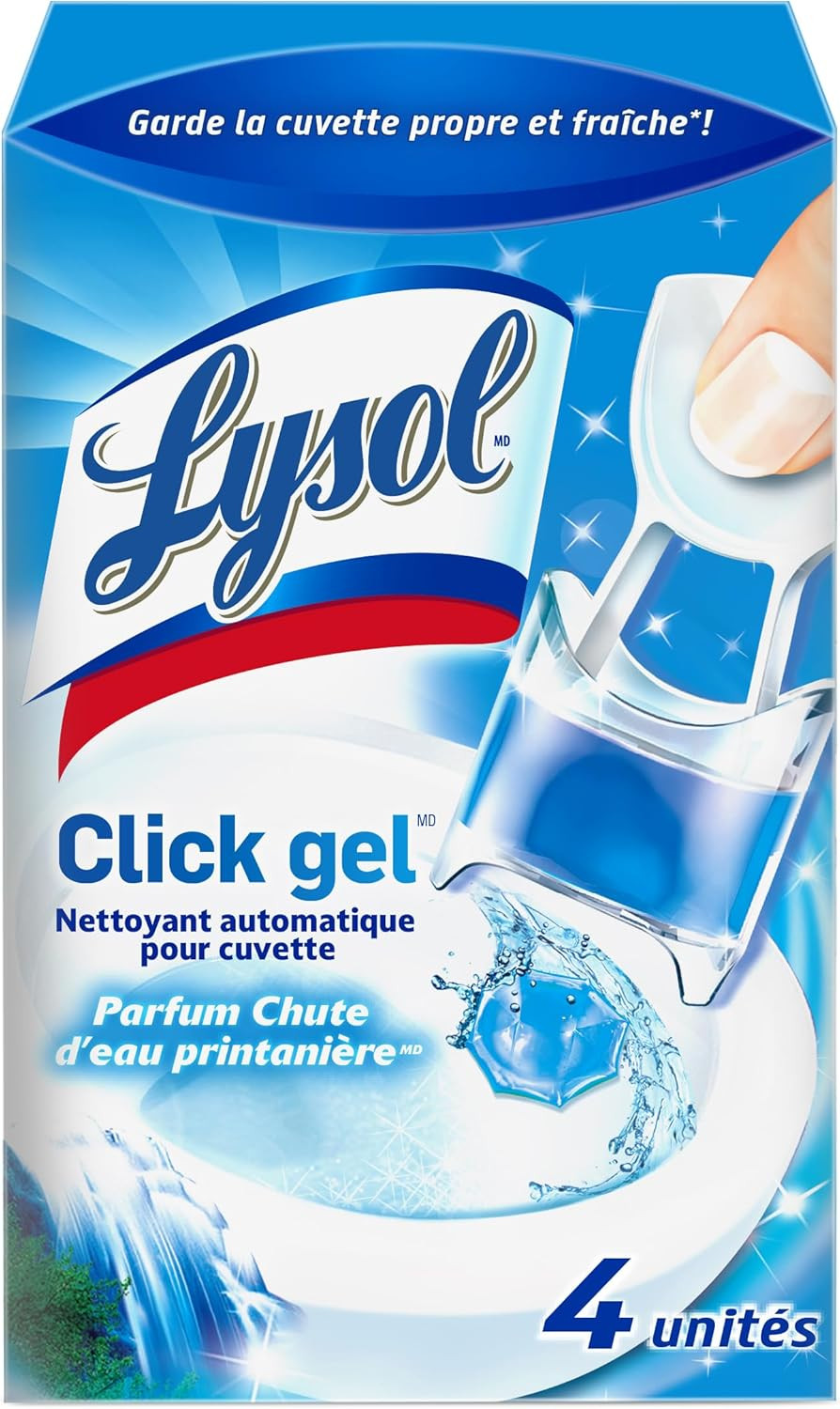 Click Gel Automatic Toilet Bowl Cleaner Ocean Fresh 6-Pack