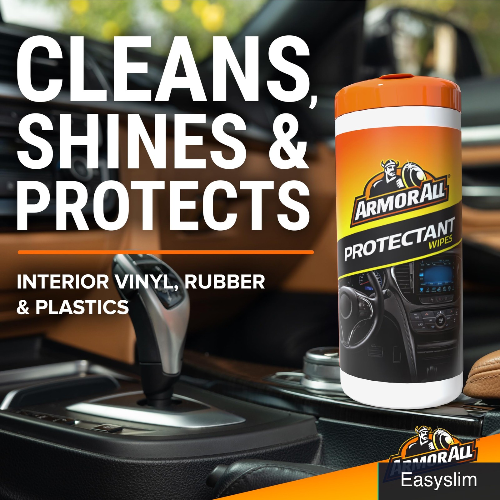 Car Interior Wipes 90 Count Cleaning Protectant & Glass Cleaner