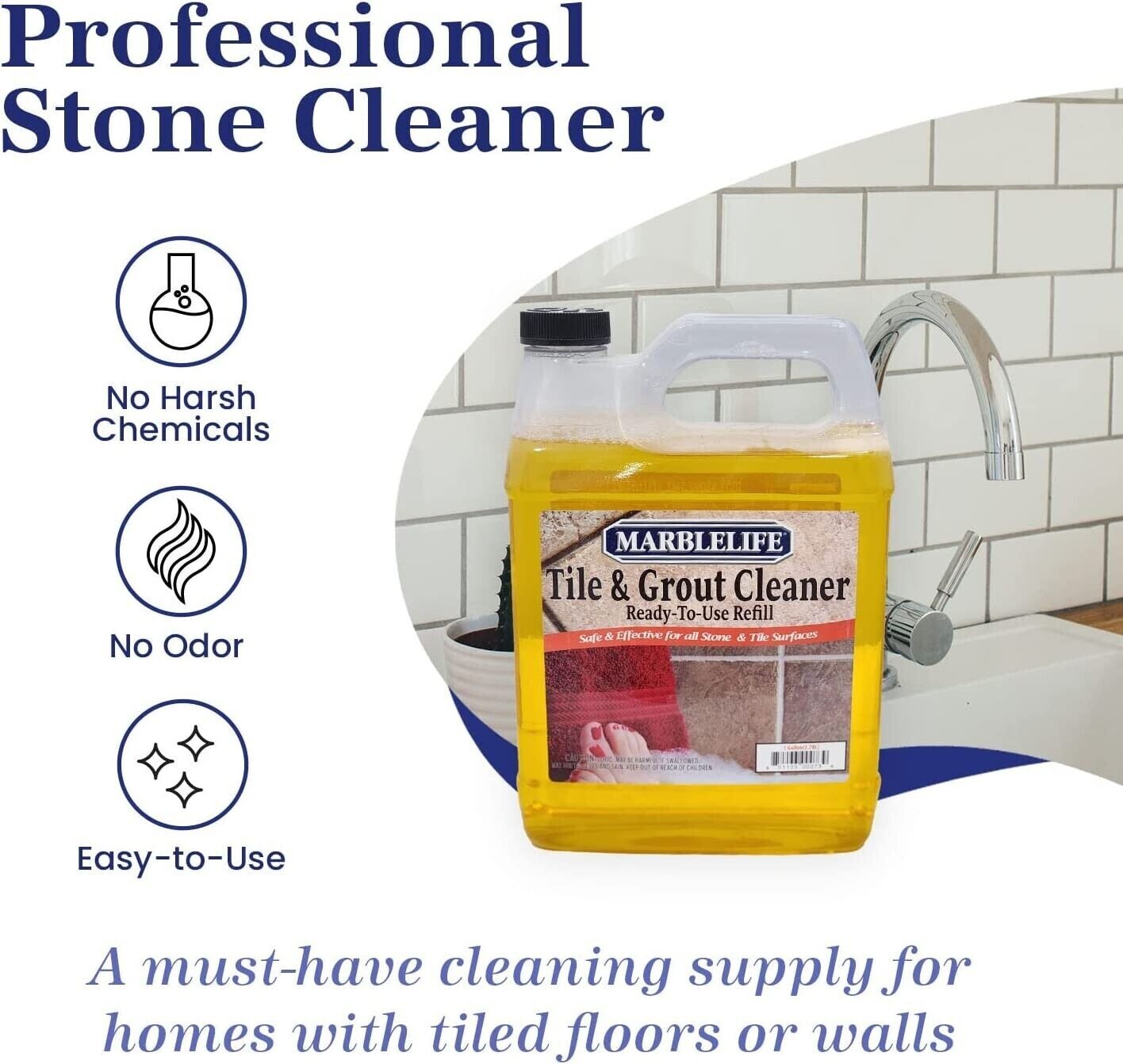 MARBLELIFE Tile and Grout Cleaner Refill Gallon