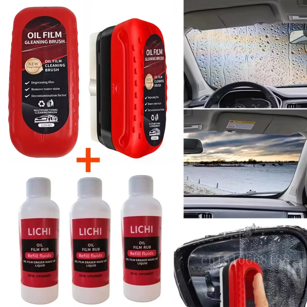 Car Glass Oil Film Remover Glass Cleaning Board Hydrophobic Glass Coating for Wi