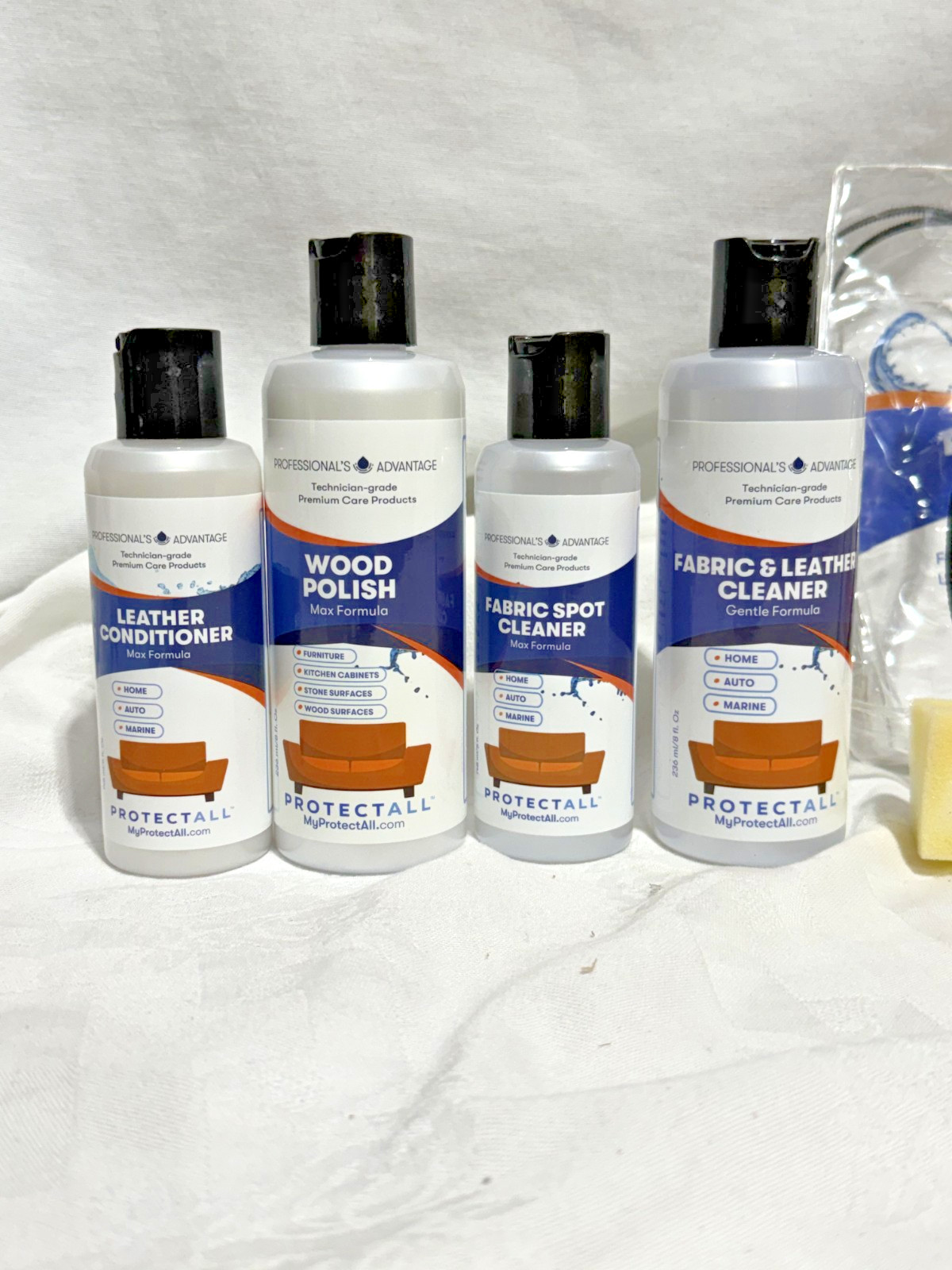 ProtectAll Professionals Advantage Furniture Care Kit Wood Leather Fabric Clean