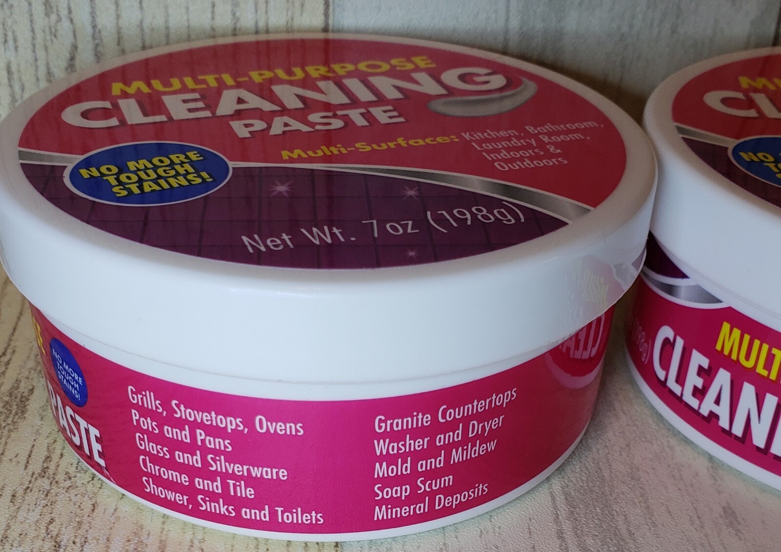 Lot Of 2* Generic “Multi-Purpose Cleaning Paste”*7 oz. Each* Free Shipping