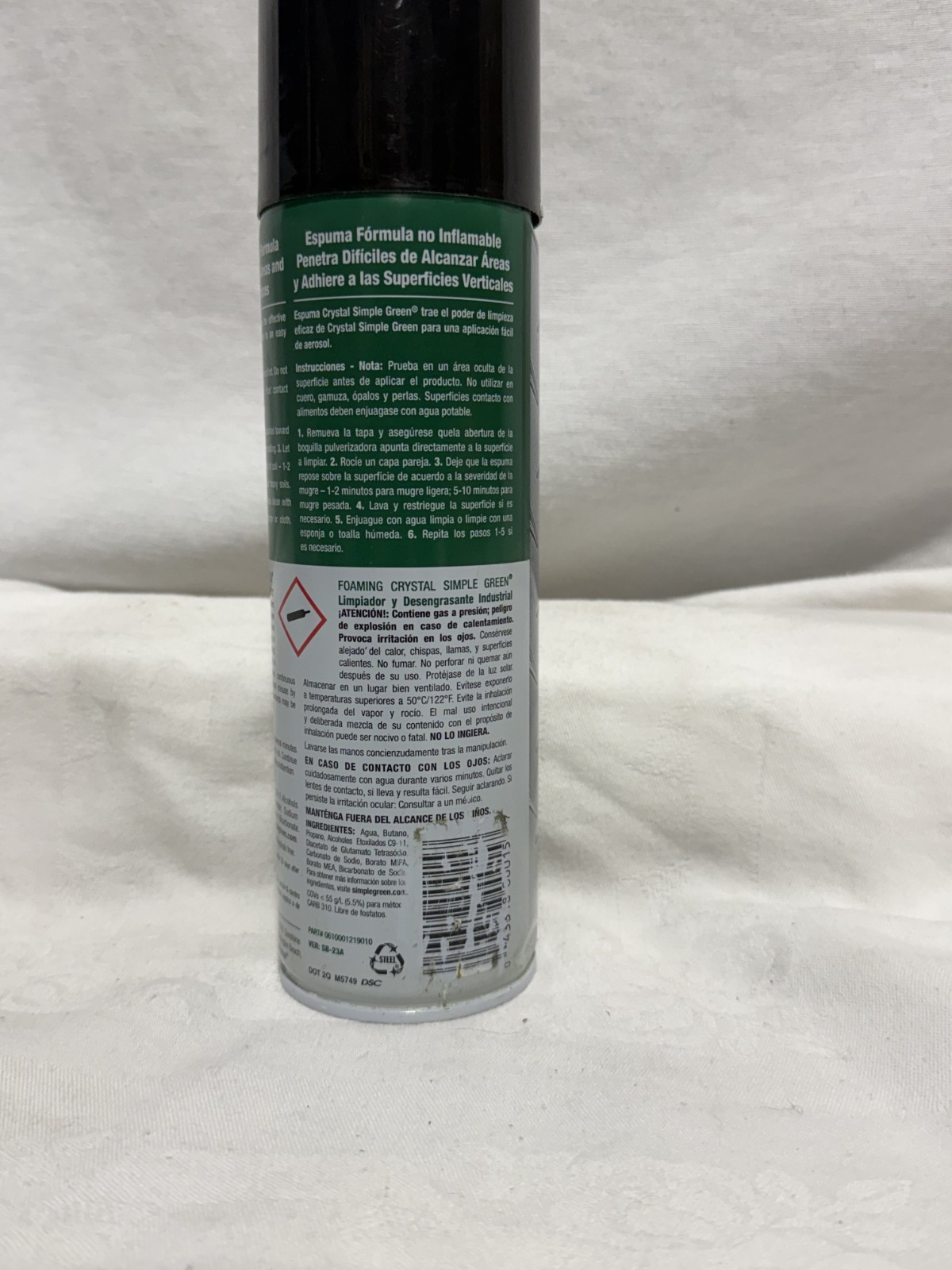 Simple Green 0610001219010 Crystal Industrial Cleaner And Degreaser, 20 Oz