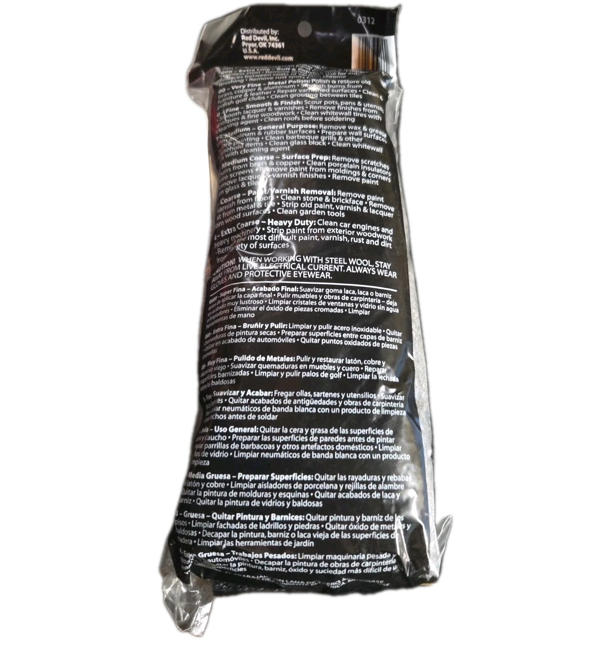 Red Devil – 00 Grade Steel Wool: Very Fine Pack of 16