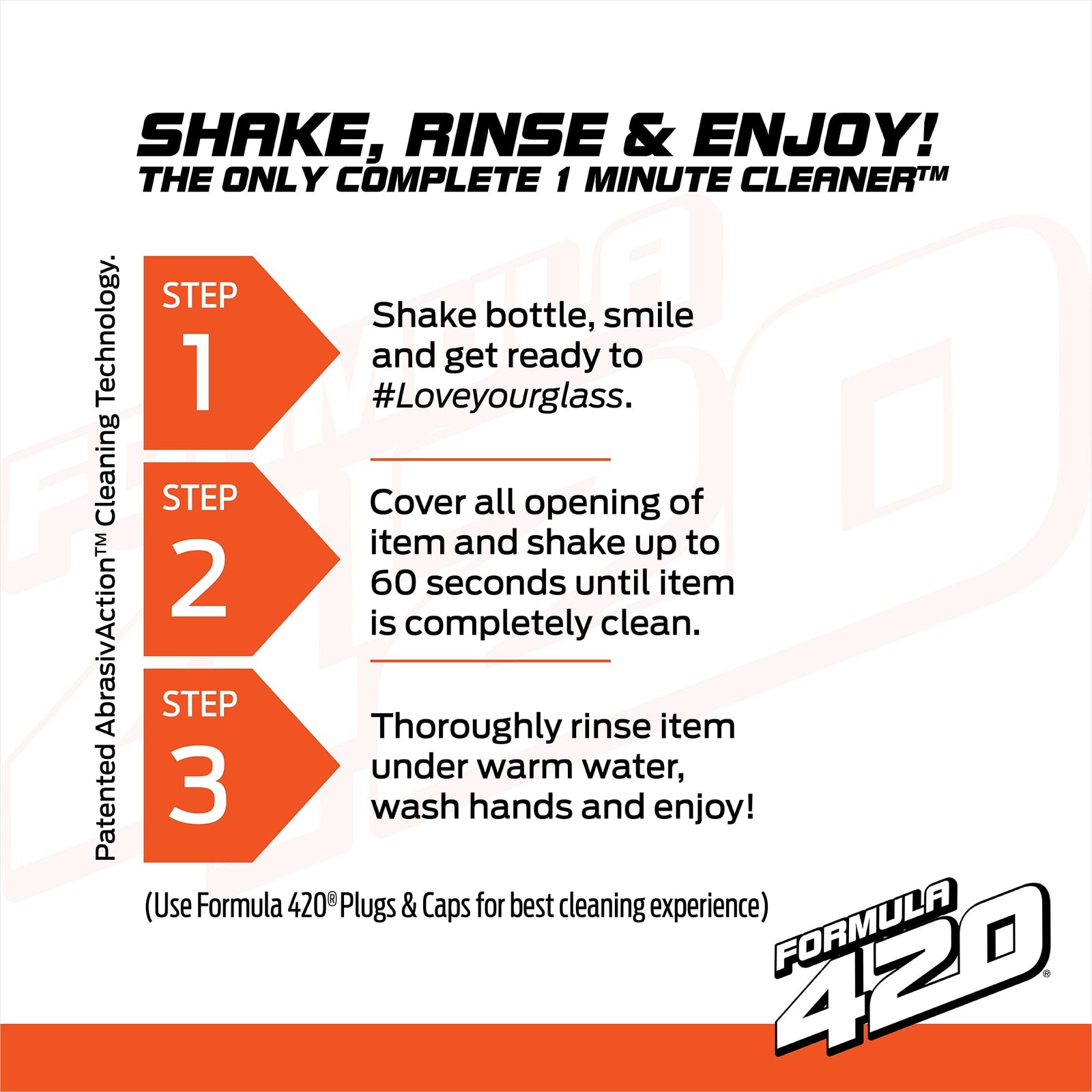 Cleaner Glass, Metal and Ceramic 12 Oz. Bottles. 2 Pack