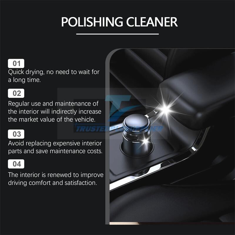 Car Interior Cleaner, Vehicle Interior Polish | Interior Detailer Spray-3PCS