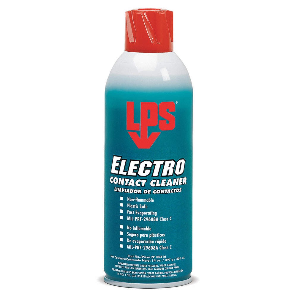 LPS 00416 Contact Clnr,Aero Spray Can,14oz,Electro 20Y602