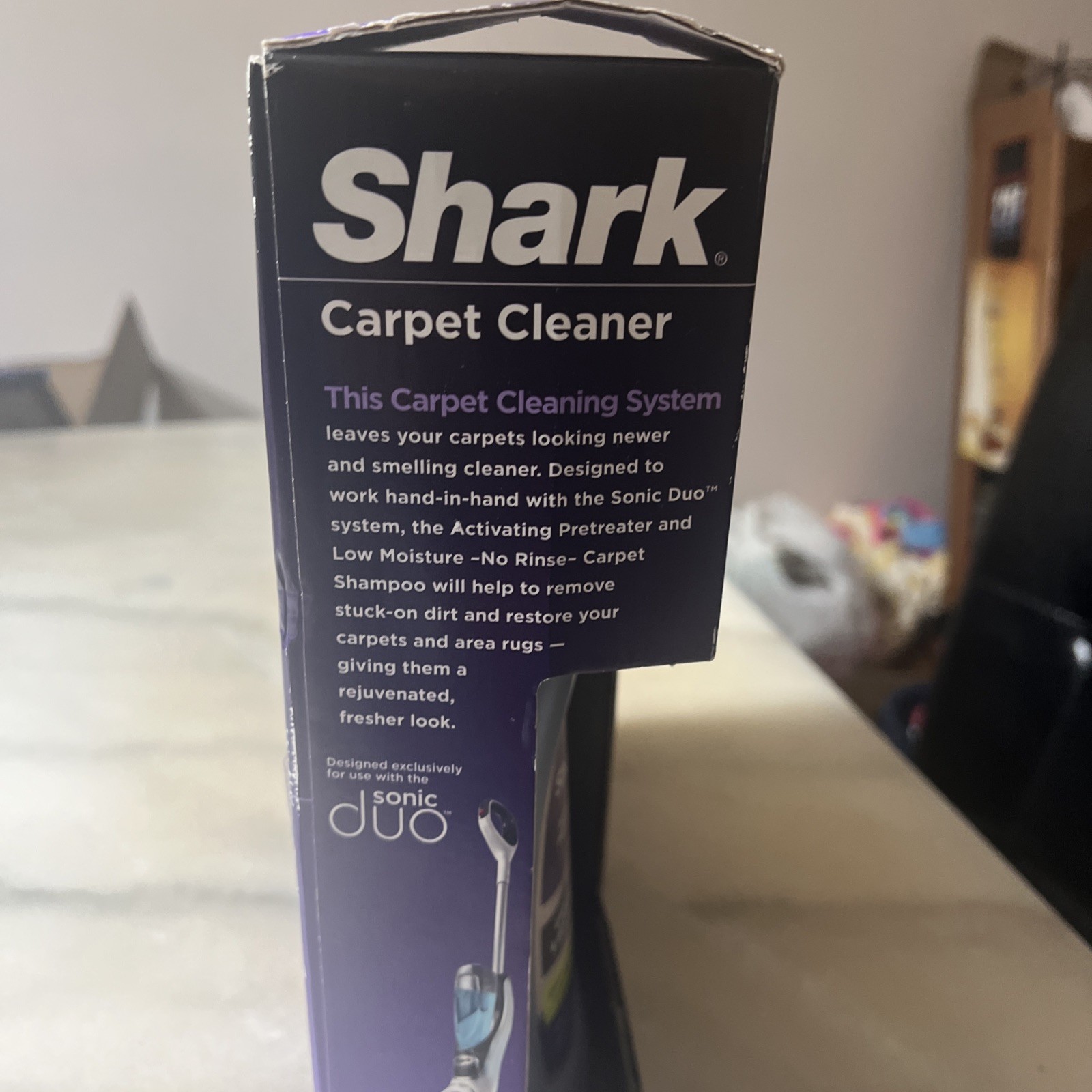 Shark Sonic Carpet Clean/ Odor Remover Plus Conce. Pretreater Carpet Stain.
