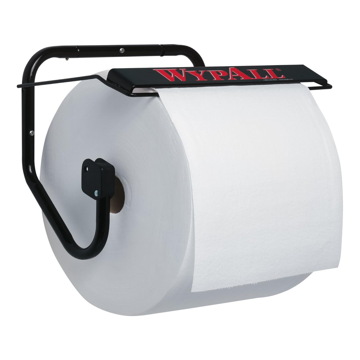 Wall Mounted Dispenser for ® and Kimtech™ Wipes (80579), Black, Jumbo Roll, 16.8
