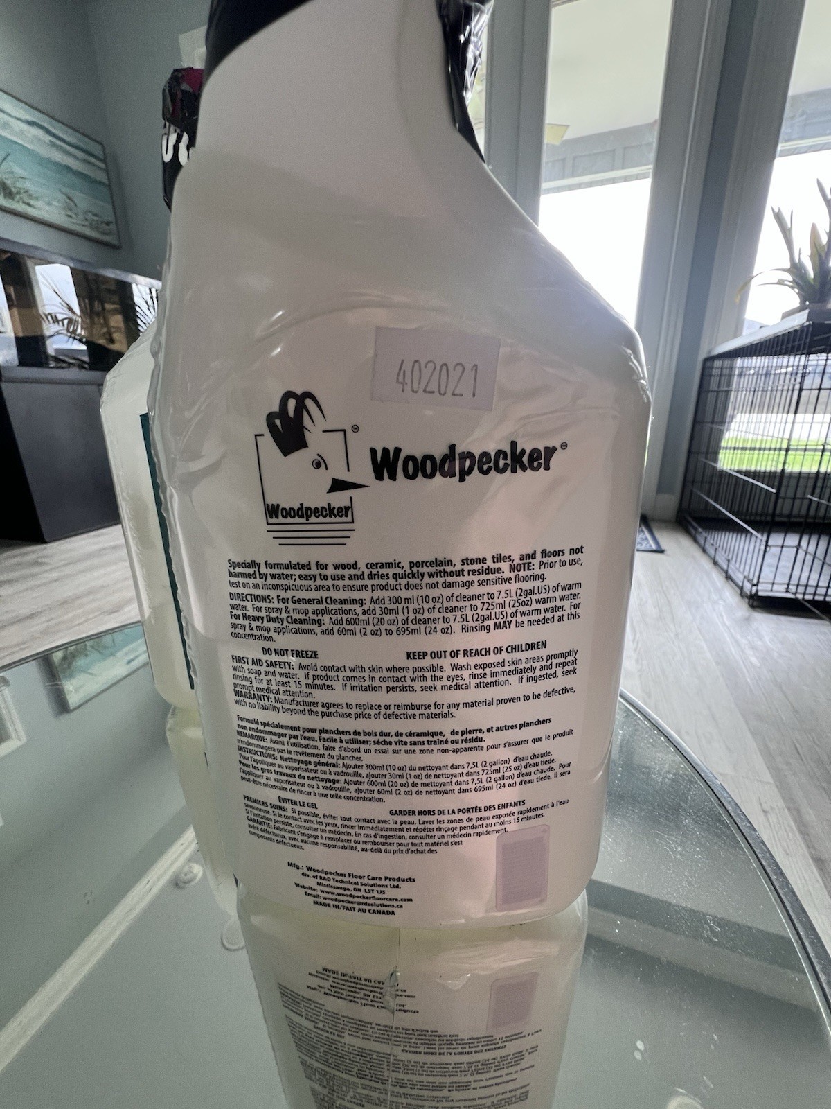 Woodpecker Concentrated Hardwood Floor Cleaner 2 Pack 26oz Laminate Parquet New