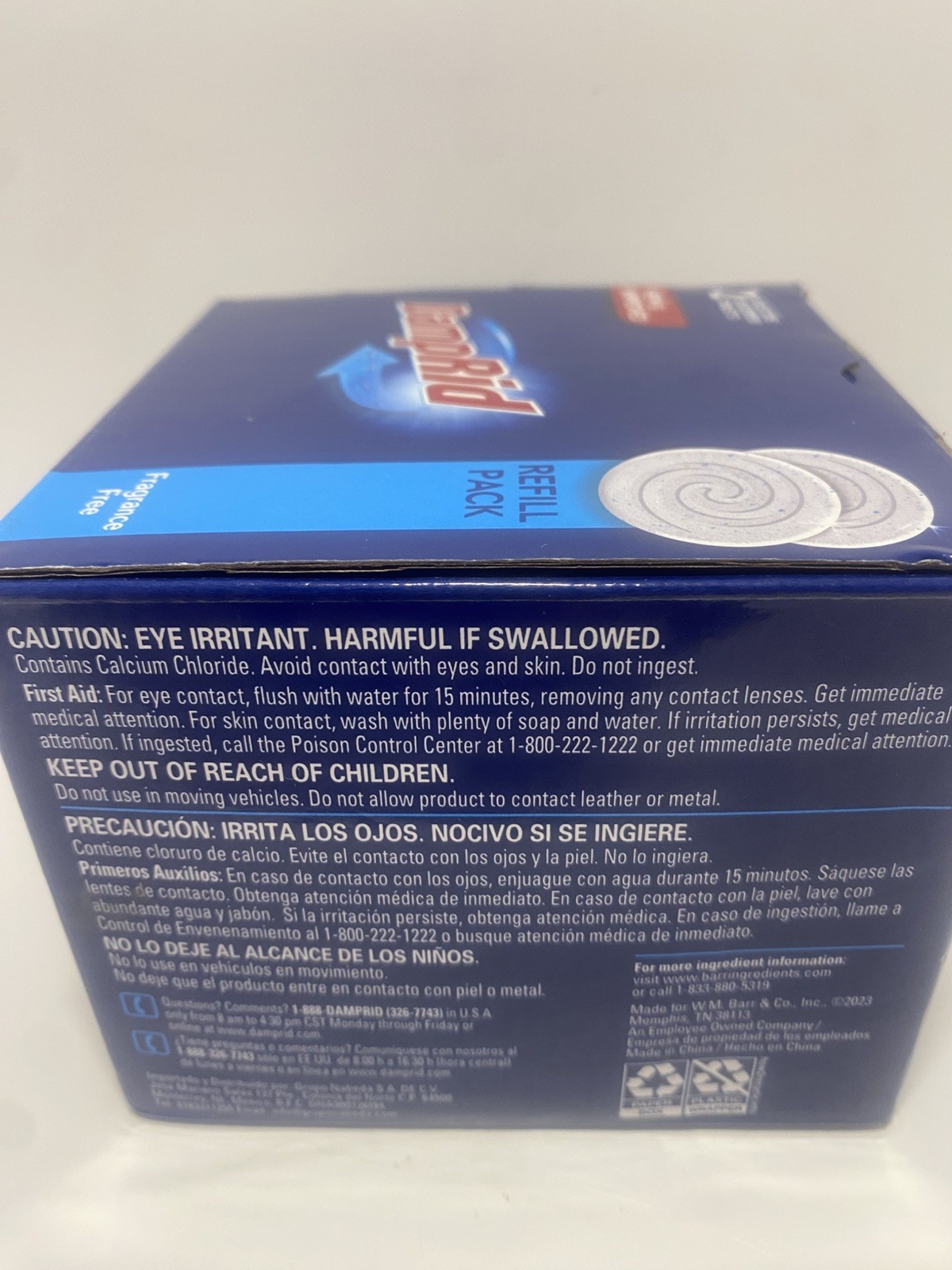 Damprid Drop-In Moisture Absorber Unscented Refills (2-Pack) Fragrance Free