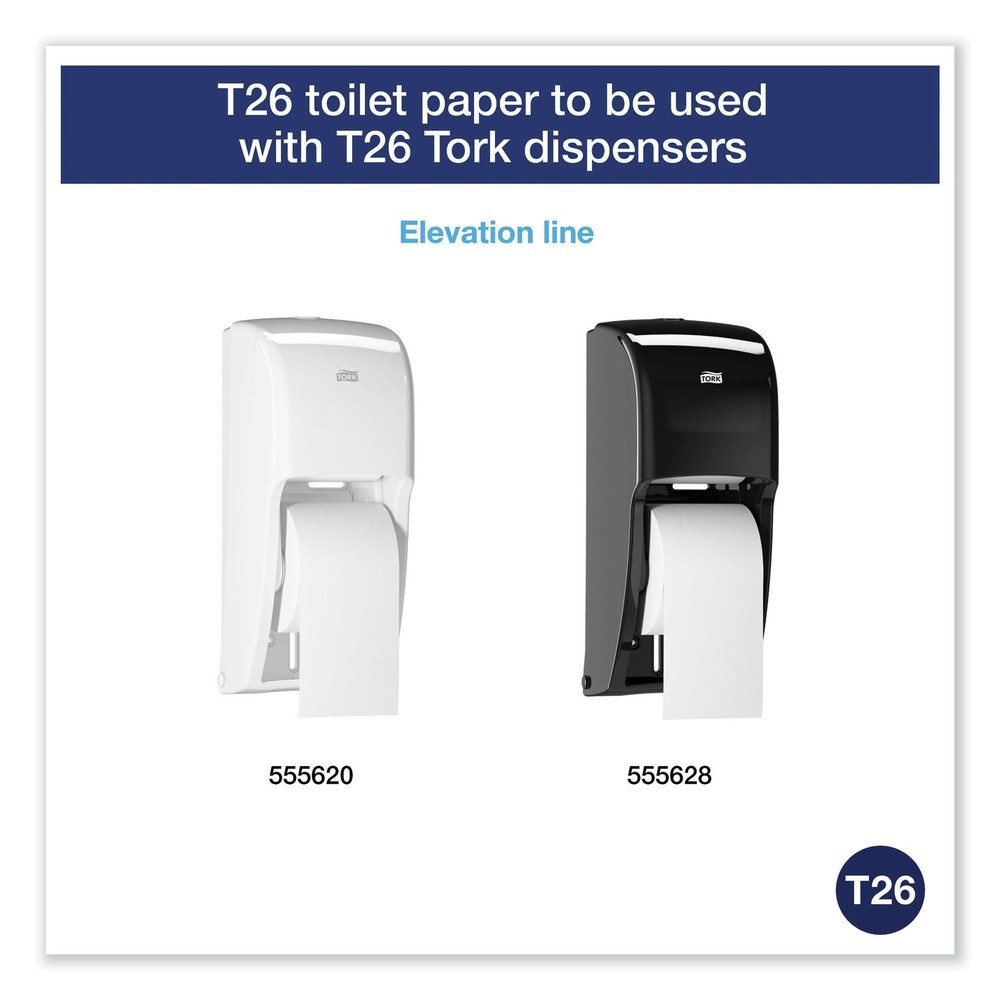 Tork 110292A 2-Ply Septic Safe Adv High Cap Bath Tissue – White (36/Carton) New