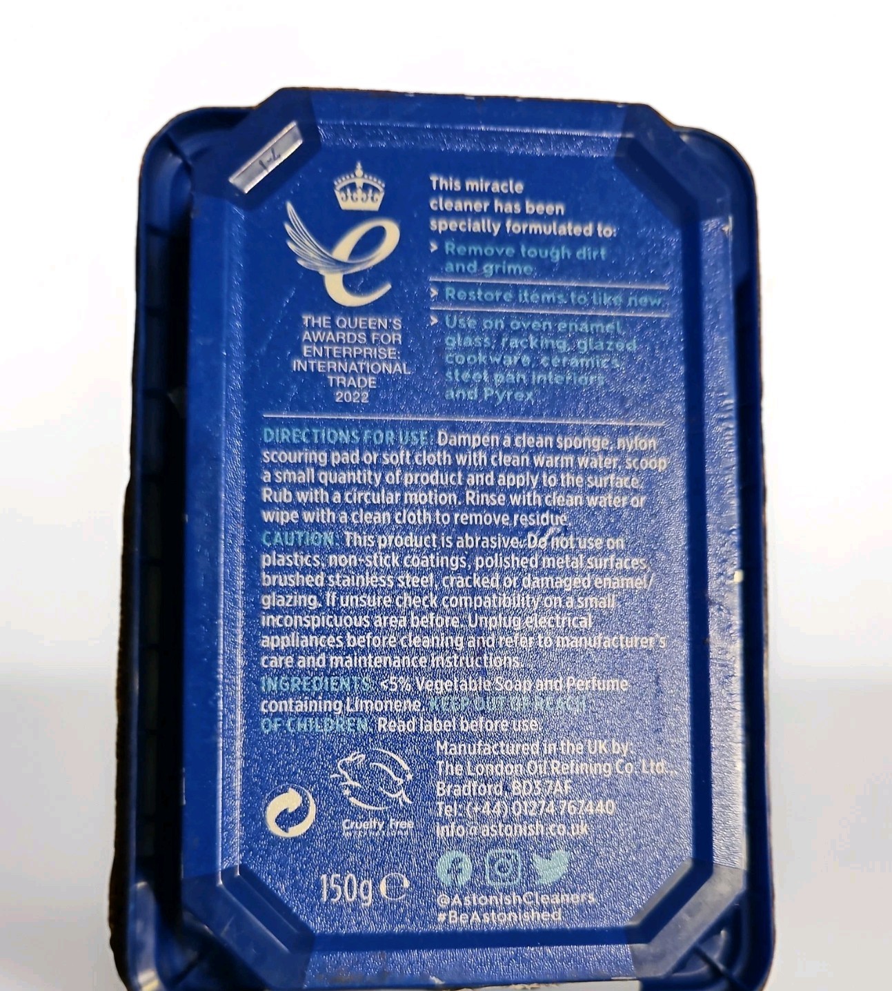Astonish®️ Oven & Cookware Cleaner 150g – Pack of 6 | Powerful Cleaning Solution