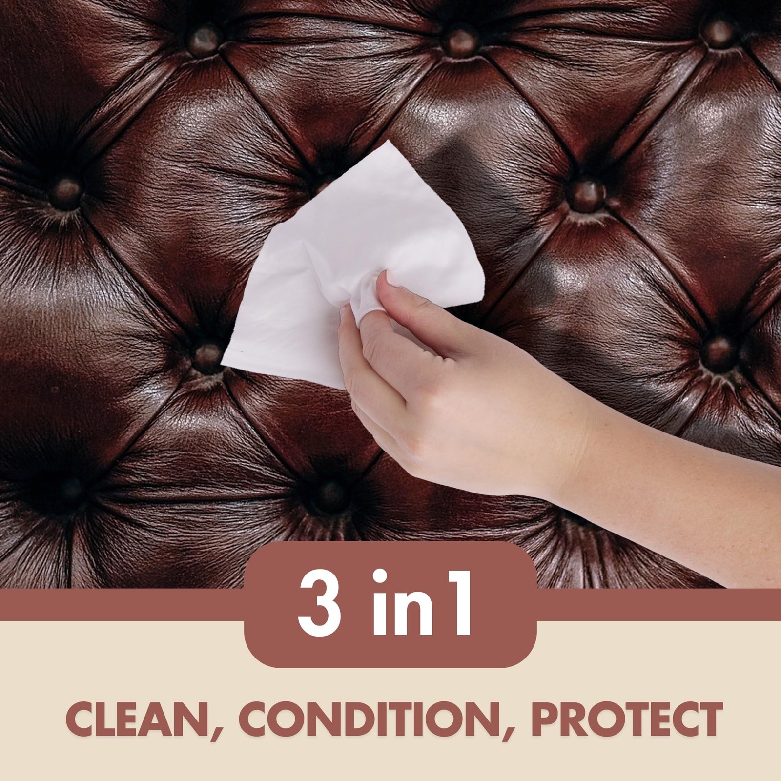 Swanky Leather Wipes – Leather Cleaner and Conditioner for Purses, Shoes, Fur…