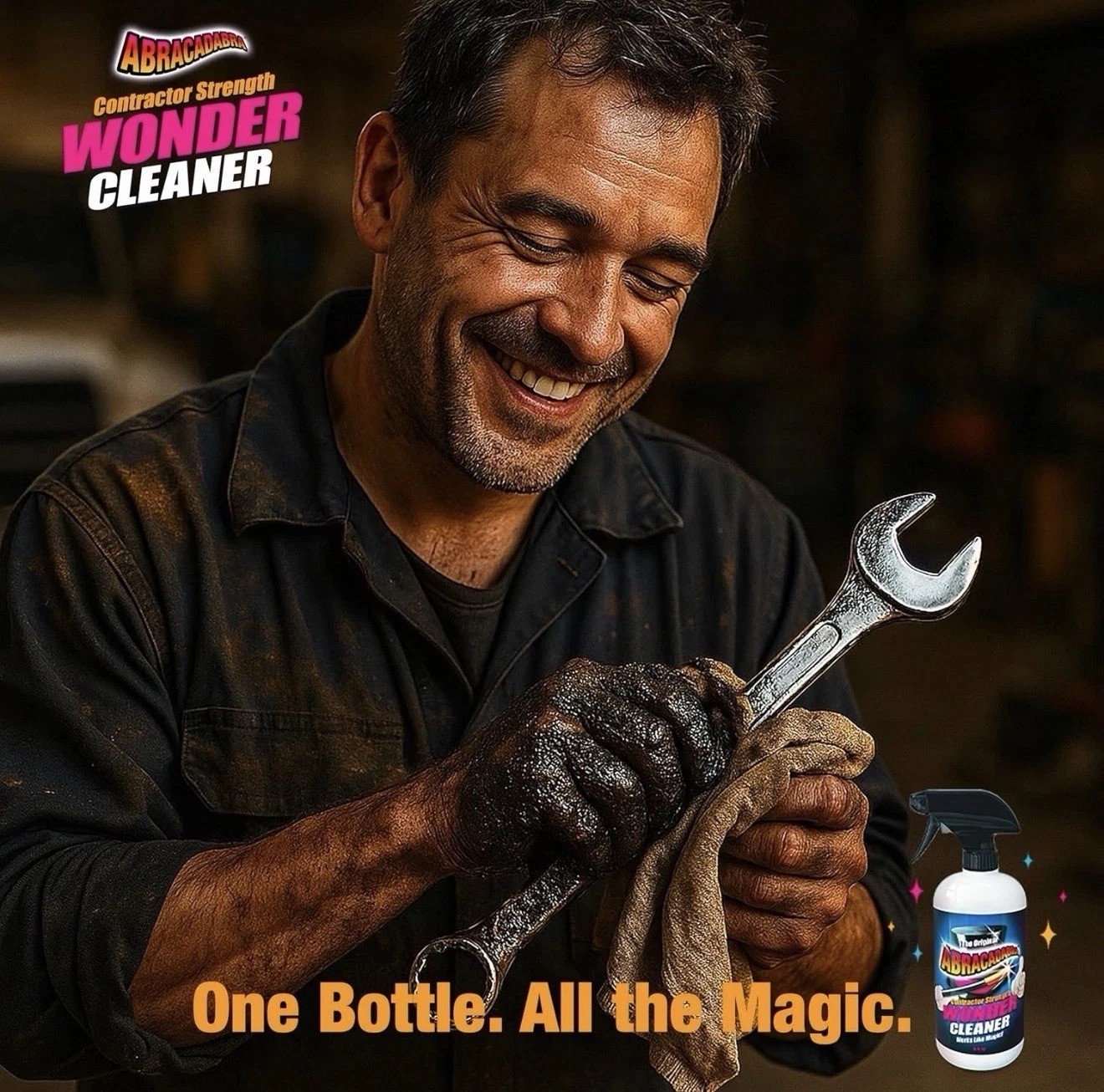 Abracadabra® Contractor Strength Wonder Cleaner – As Seen on TV – 16 fl oz – Gun