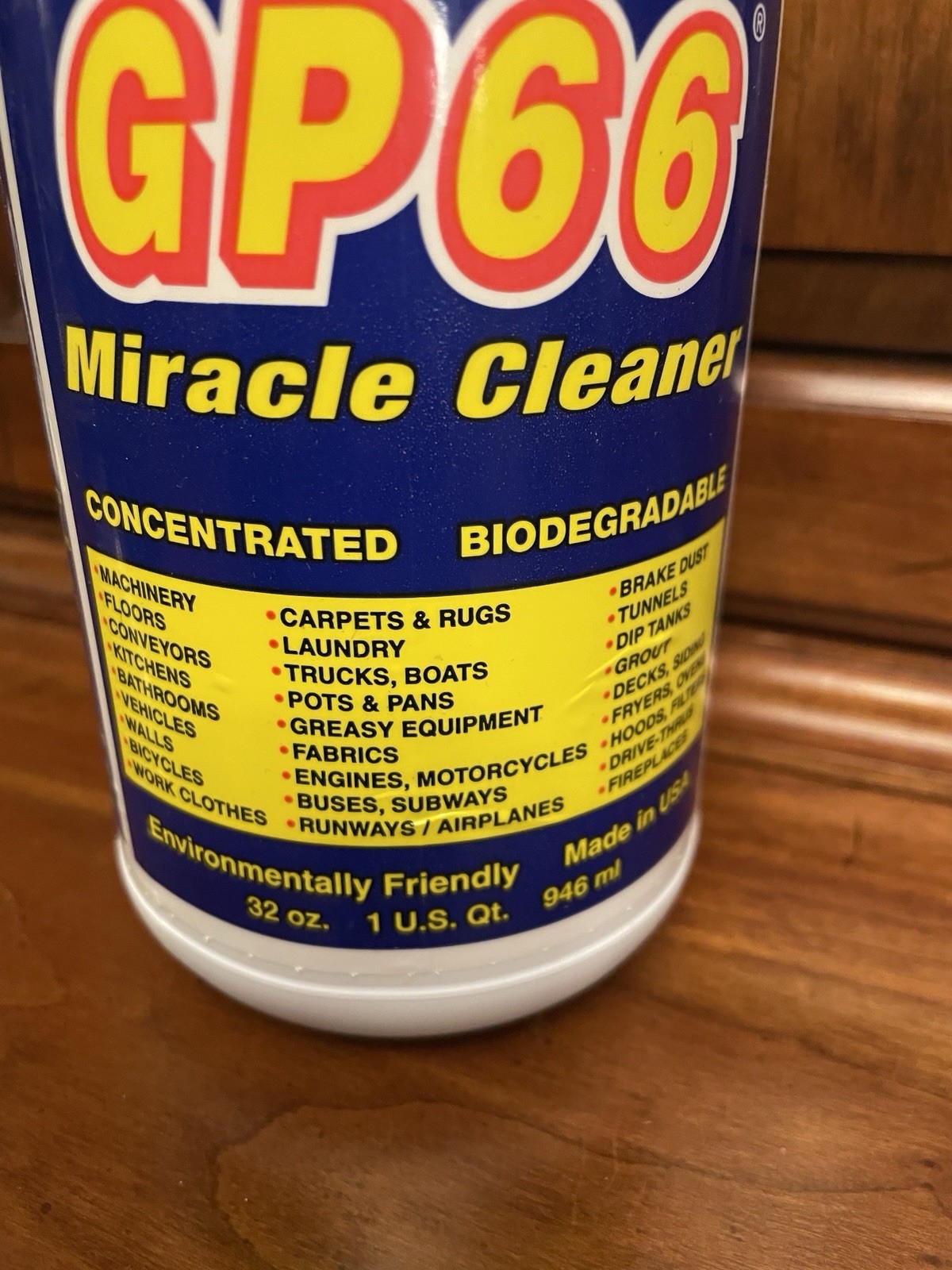 GP66 Concentrated Miracle Cleaner SEALED 32 oz