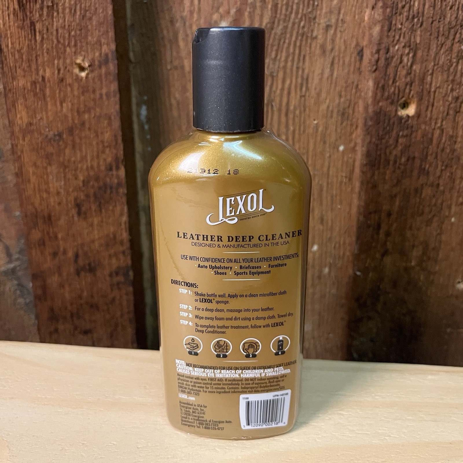 Lexol 6 All Leather Cleaner Original Formula 8 Oz Bottles Made In USA
