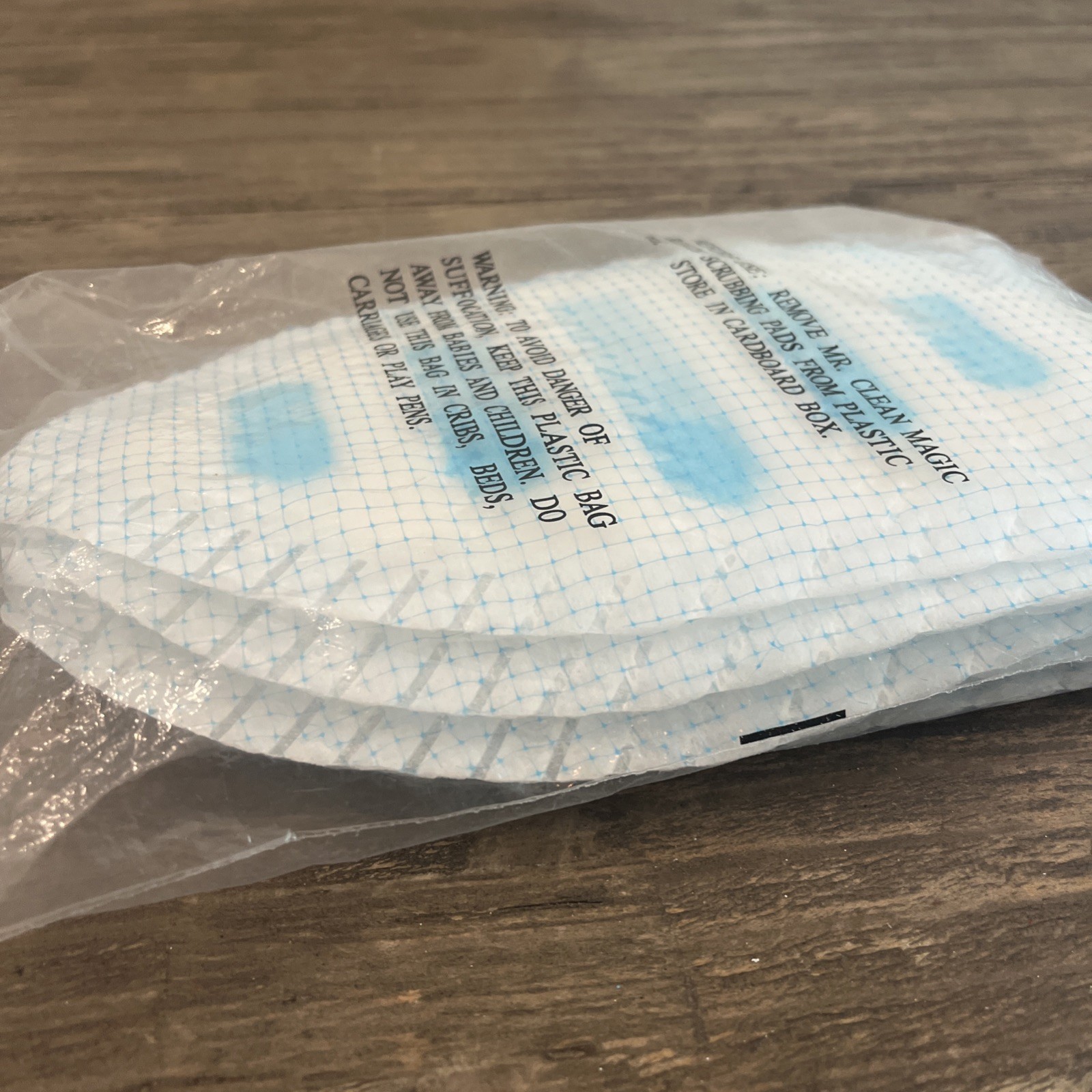 7 NEW Mr. Clean Magic Reach Scrubbing Pads NO BOX Discontinued 2000s