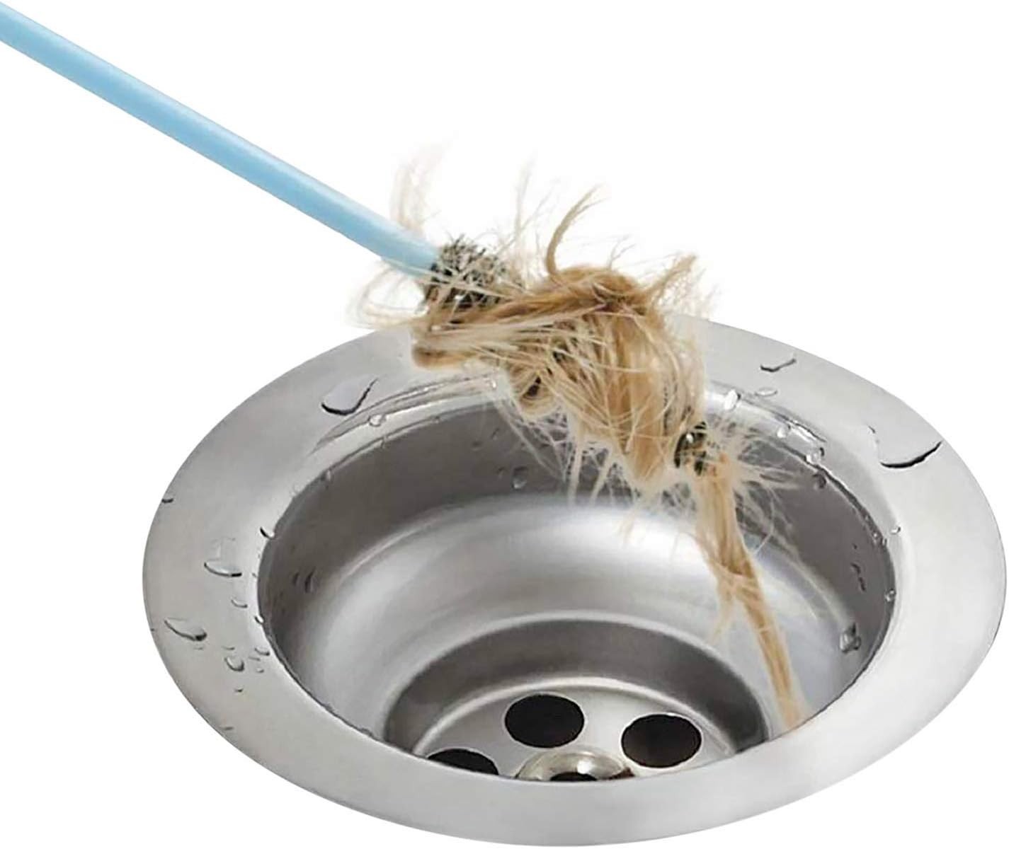 Efficient Drain Cleaning Sticks 19.5 Inch Long for Hair and Grime Removal