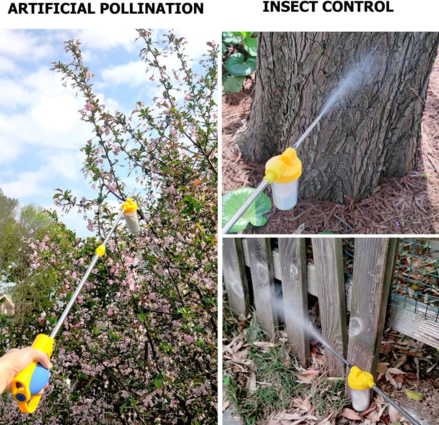 Diatomaceous Earth Powder Duster Multi-Purpose Powder Sprayer Indoor and Outdoor