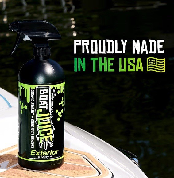 Boat Juice Exterior Cleaner 32oz + Rapid Dry Microfiber Towel 28×26 Bundle New